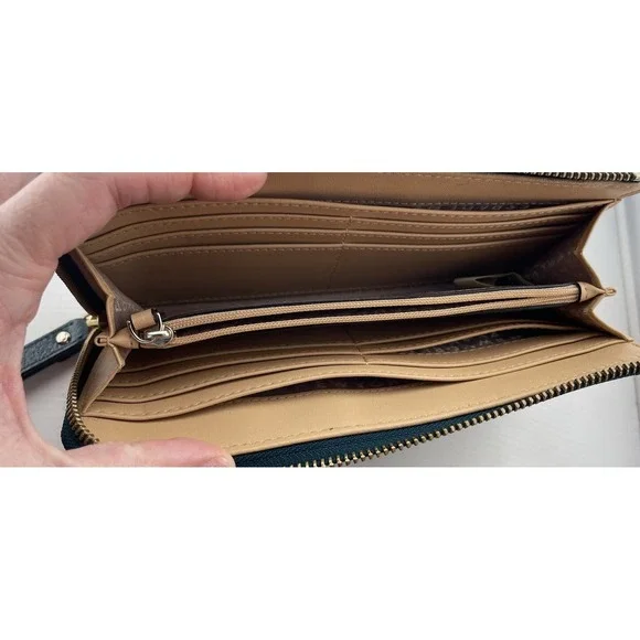 Kate Spade Grand Street‎ Layton Wallet Leather Black WLRU2154 F067 0316 - Picture 6 of 16